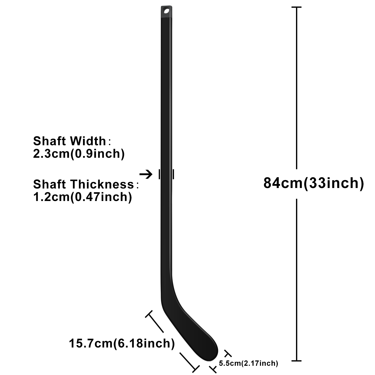 Genç Oyuncular için Birinci Sınıf Çin Kalitesinde Fiberglas Mini Buz Hokeyi Sopası (XS)
